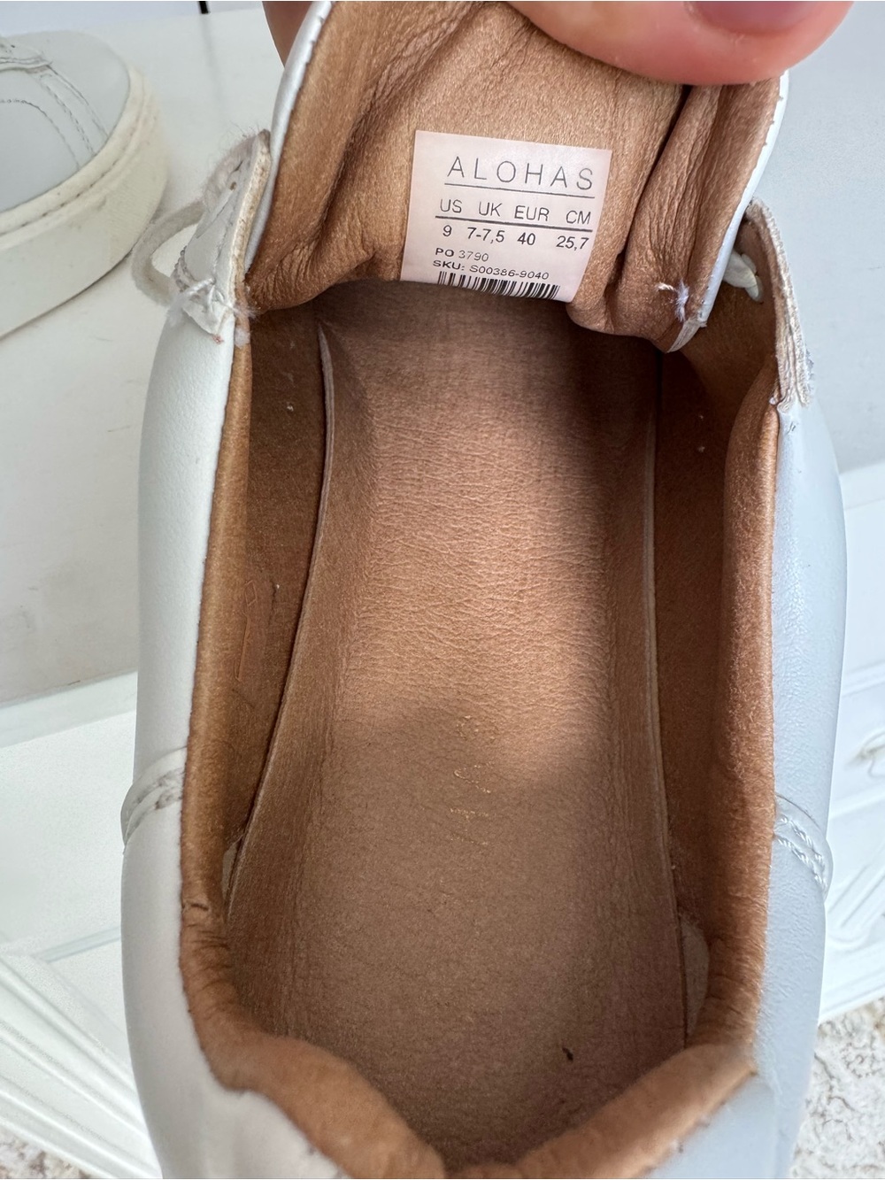 ALOHAS Leather Sneakers | Made in Italy | EU 40 - Picture 12 of 16